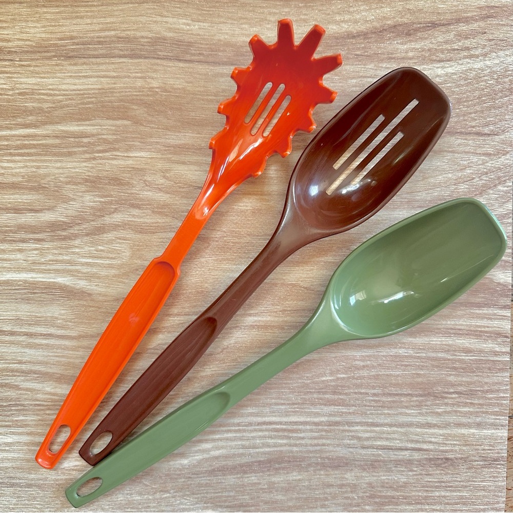 Vintage 1970s/80s Foley & Ekco cooking Utensils spoons